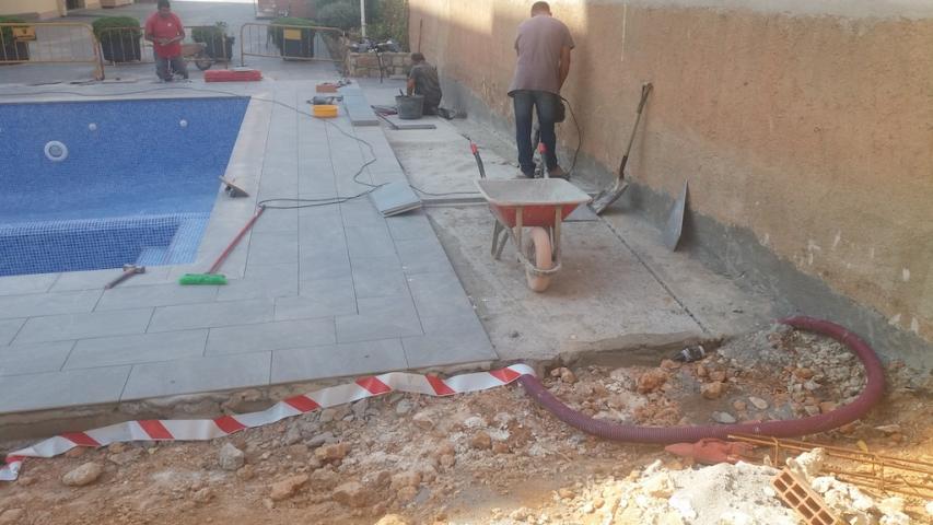 Construcción de piscina 