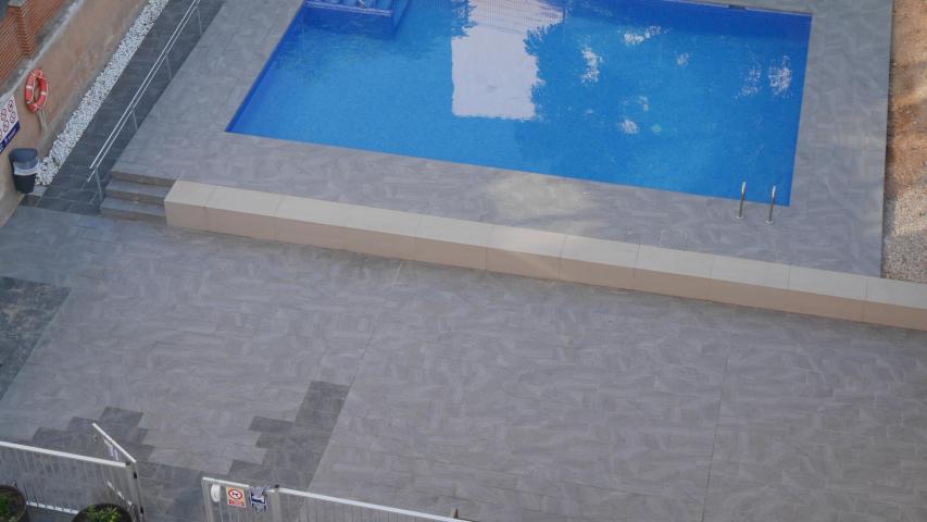 Vista de la piscina